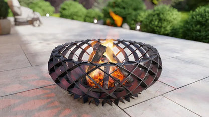 Openwork Garden Fire Pit "Nest" 86 cm