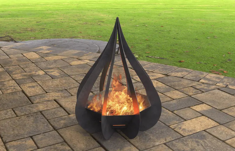 Garden Fire Pit "Flame" 80 cm