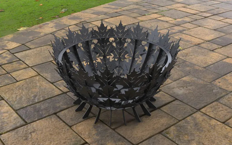 "Maple" Openwork Garden Fire Pit 69 cm