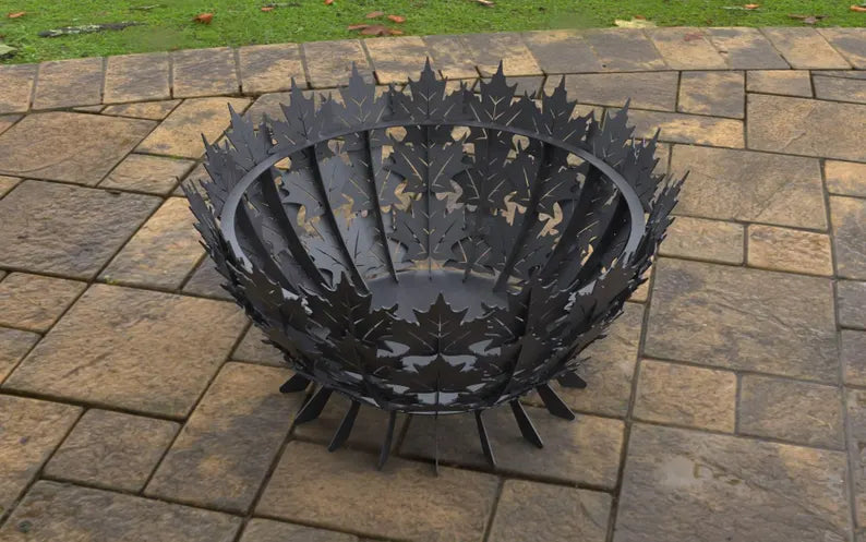 "Maple" Openwork Garden Fire Pit 69 cm
