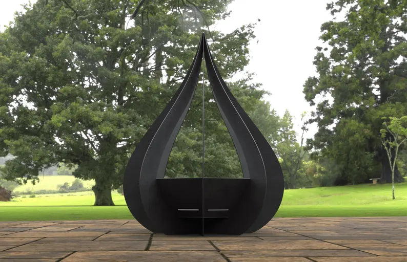 Garden Fire Pit "Flame" 80 cm