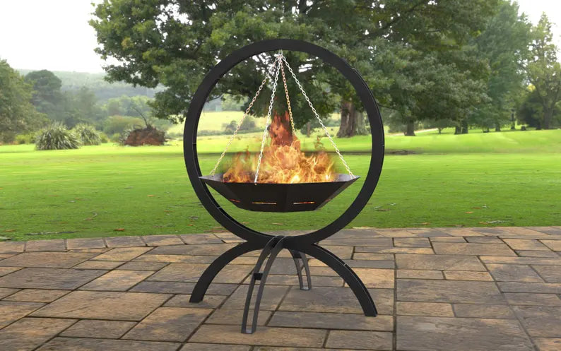 "Orbit" Hanging Garden Fire Pit 100 cm