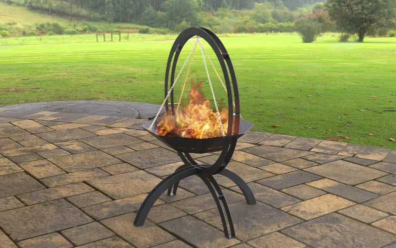 "Orbit" Hanging Garden Fire Pit 100 cm