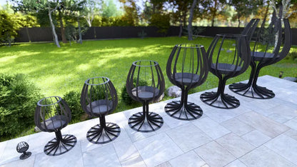 Garden Fire Pit / Candle Holder "Goblet Fire"
