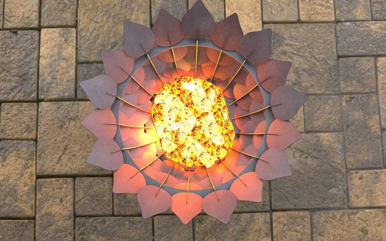 Garden Fire Pit "Lotus"