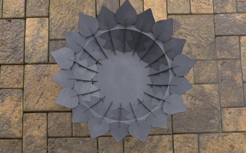 Garden Fire Pit "Lotus"