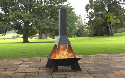 Garden Fireplace / Fire Pit "Pyramid"