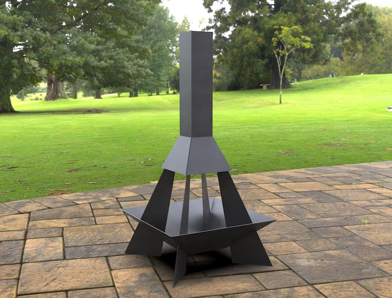 Garden Fireplace / Fire Pit "Pyramid"