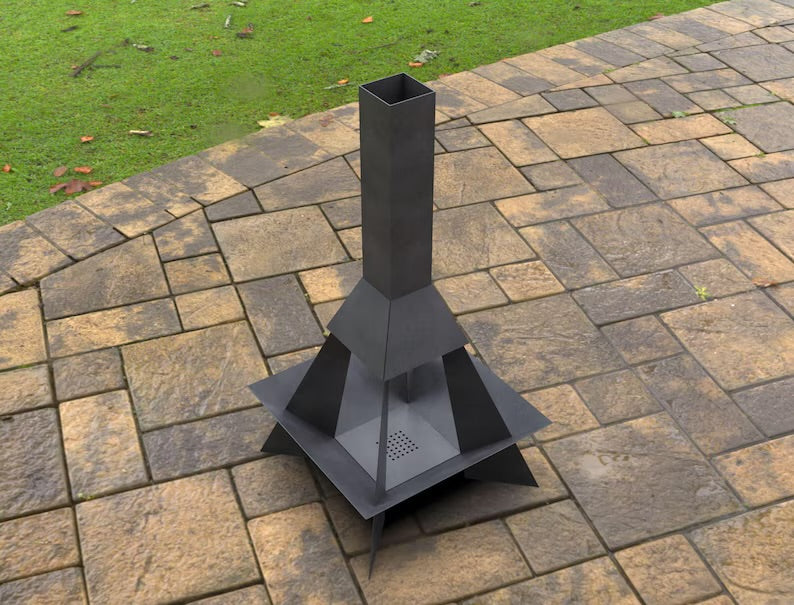Garden Fireplace / Fire Pit "Pyramid"