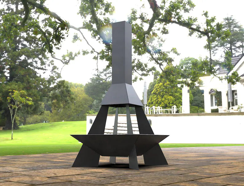 Garden Fireplace / Fire Pit "Pyramid"
