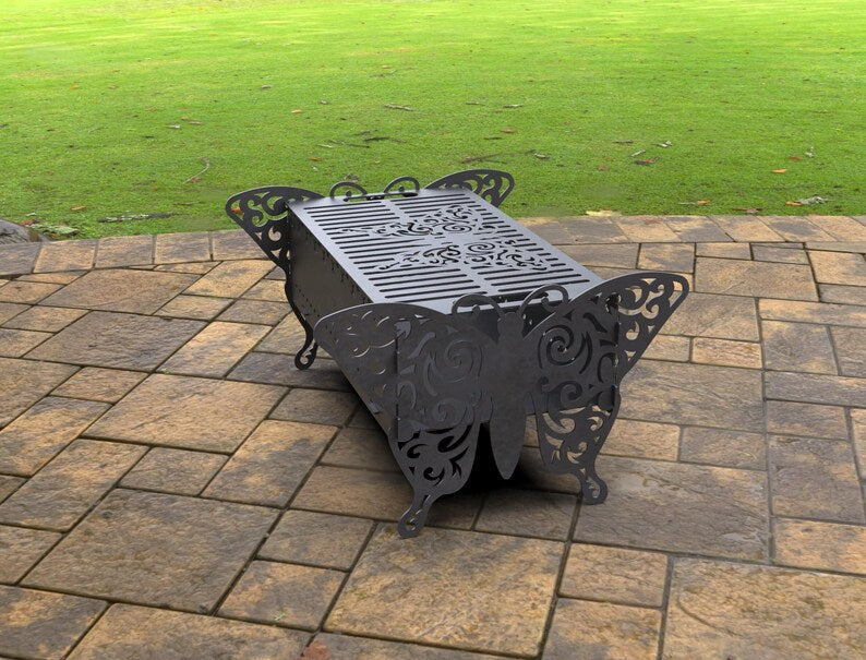Folding Butterfly Garden Grill