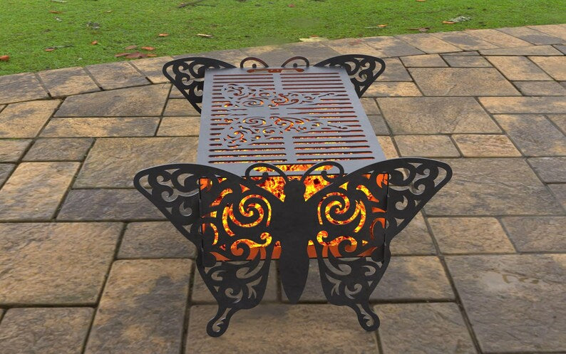 Folding Butterfly Garden Grill