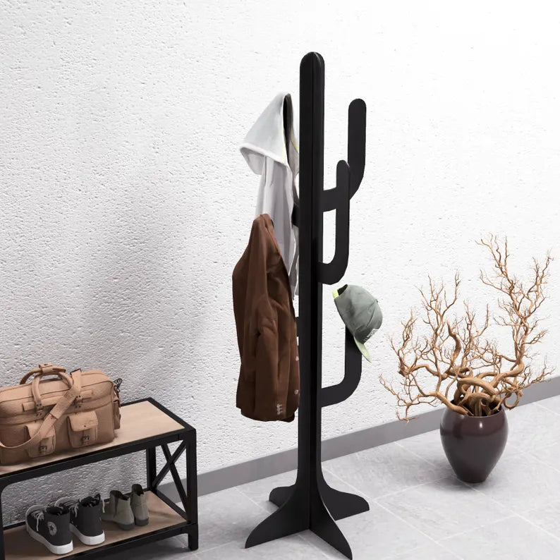 Wieszak Stojący Cactus Metal – Podłogowy Wieszak Wolnostojący Loft