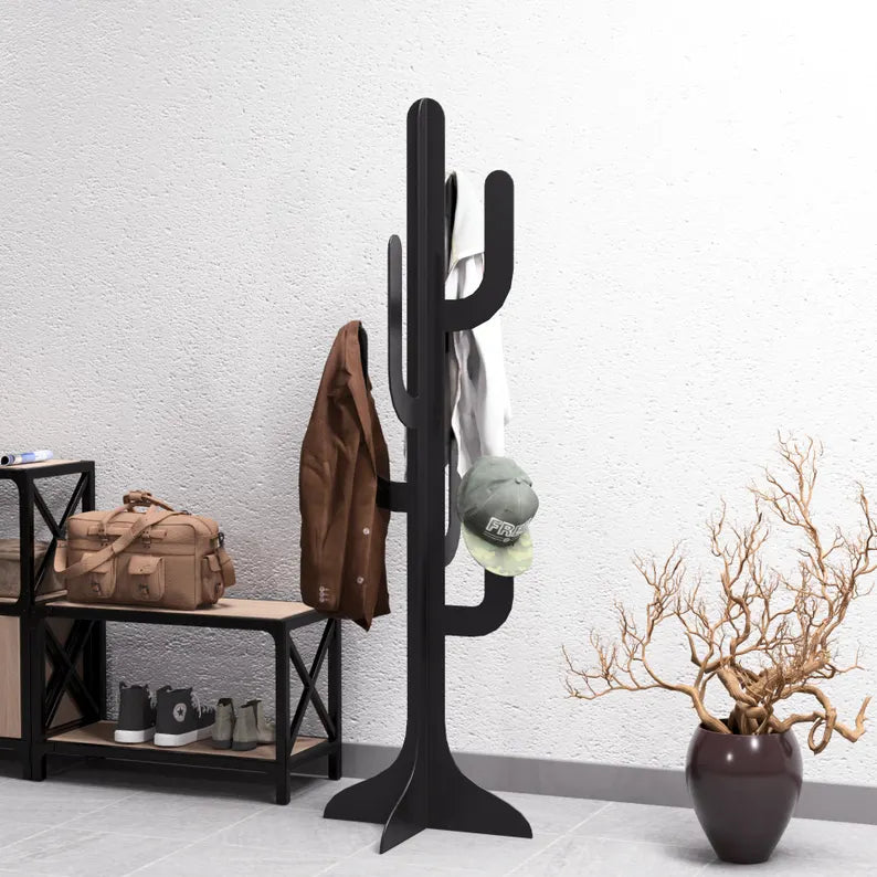 Wieszak Stojący Cactus Metal – Podłogowy Wieszak Wolnostojący Loft