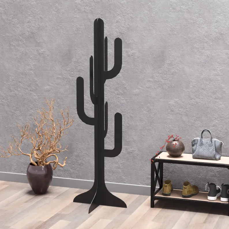 Wieszak Stojący Cactus Metal – Podłogowy Wieszak Wolnostojący Loft