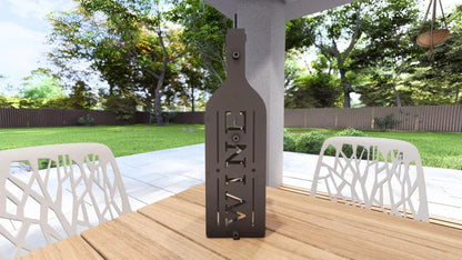 Bottle Wine Rack – Metal Countertop Rack for 3 Bottles Loft