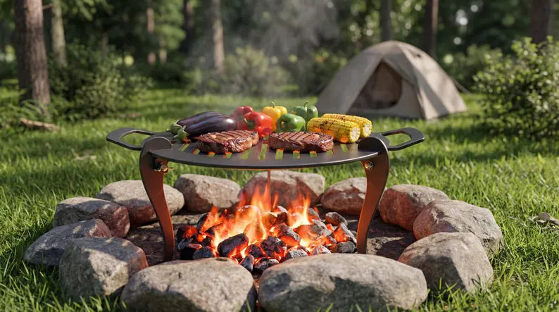 Ruszt na Ognisko Campfire Grill – Składany Ruszt Ogniskowy Bushcraft