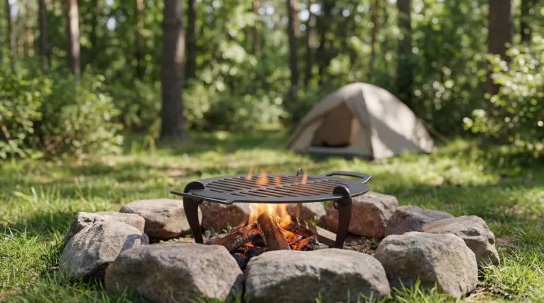 Ruszt na Ognisko Campfire Grill – Składany Ruszt Ogniskowy Bushcraft