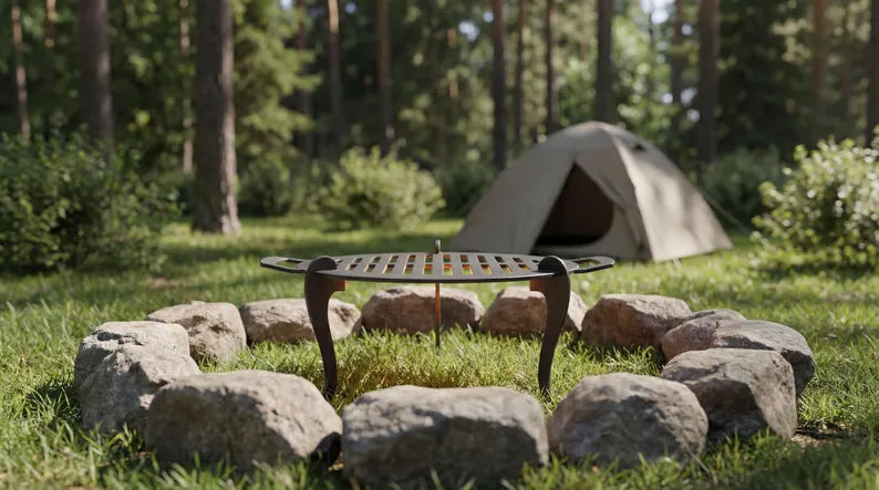 Ruszt na Ognisko Campfire Grill – Składany Ruszt Ogniskowy Bushcraft