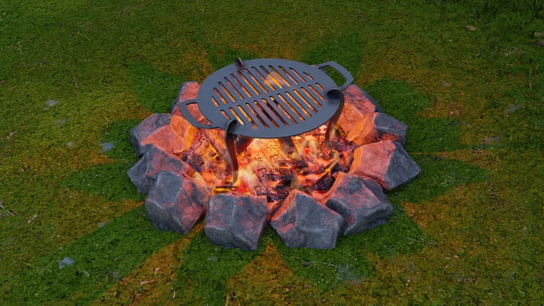 Ruszt na Ognisko Campfire Grill – Składany Ruszt Ogniskowy Bushcraft