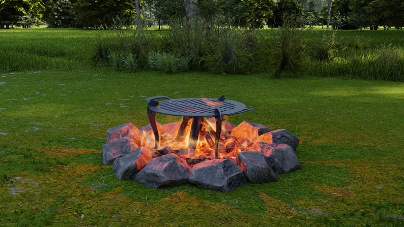 Ruszt na Ognisko Campfire Grill – Składany Ruszt Ogniskowy Bushcraft