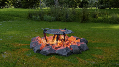 Ruszt na Ognisko Campfire Grill – Składany Ruszt Ogniskowy Bushcraft