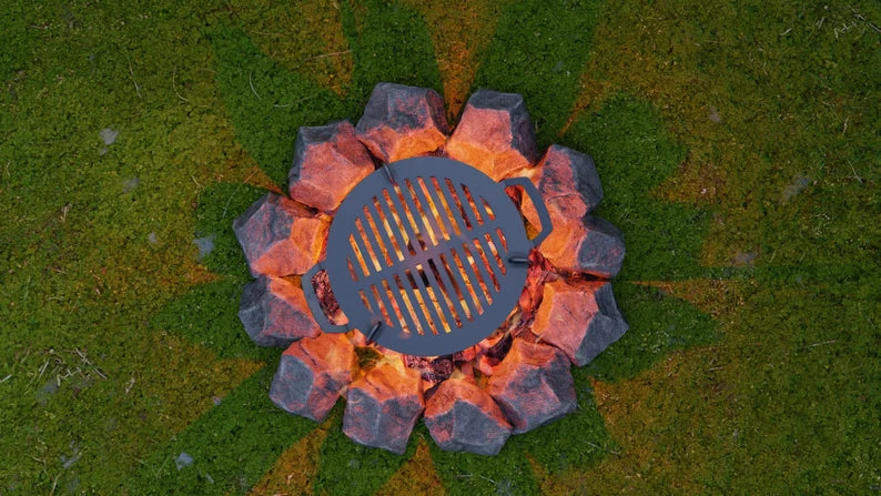 Ruszt na Ognisko Campfire Grill – Składany Ruszt Ogniskowy Bushcraft