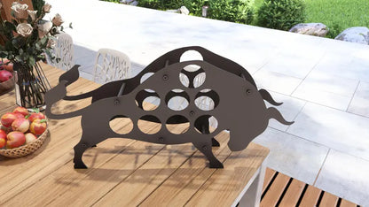 "Bison" Wine Rack