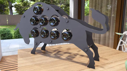 "Bison" Wine Rack