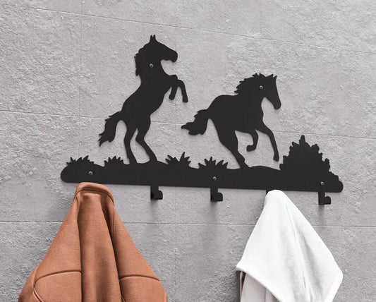 "Horses" Metal Wall Hanger