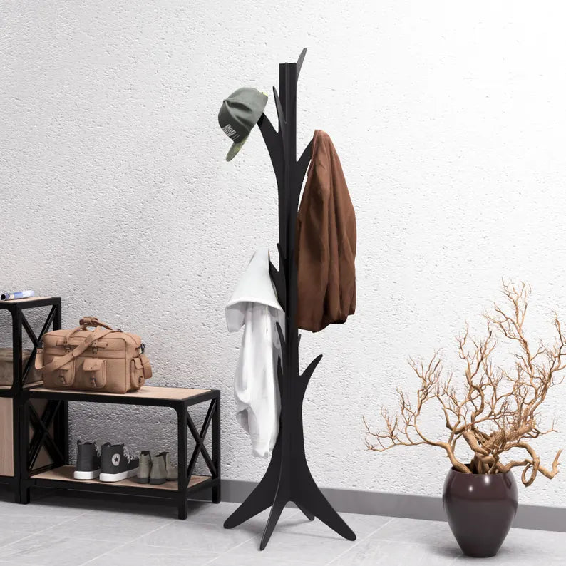 "Tree" Metal Standing Clothes Rack