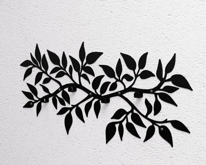 Metalowy Wieszak Ścienny „Foliage”