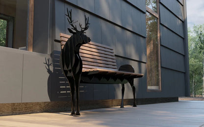 Garden Bench "Deer"