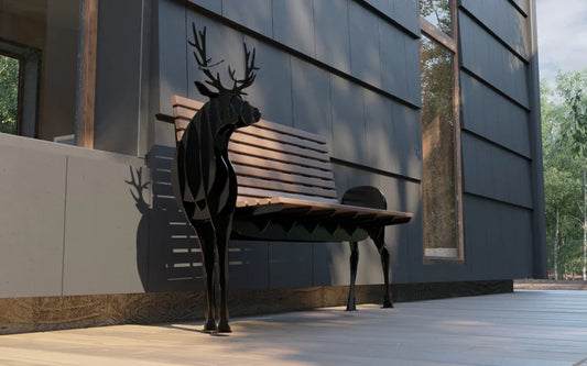 Garden Bench "Deer"
