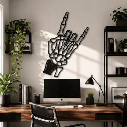 Skeletal Hand - Rock On